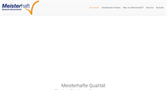 Desktop Screenshot of meisterhaft.info