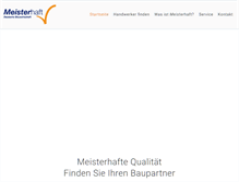 Tablet Screenshot of meisterhaft.info